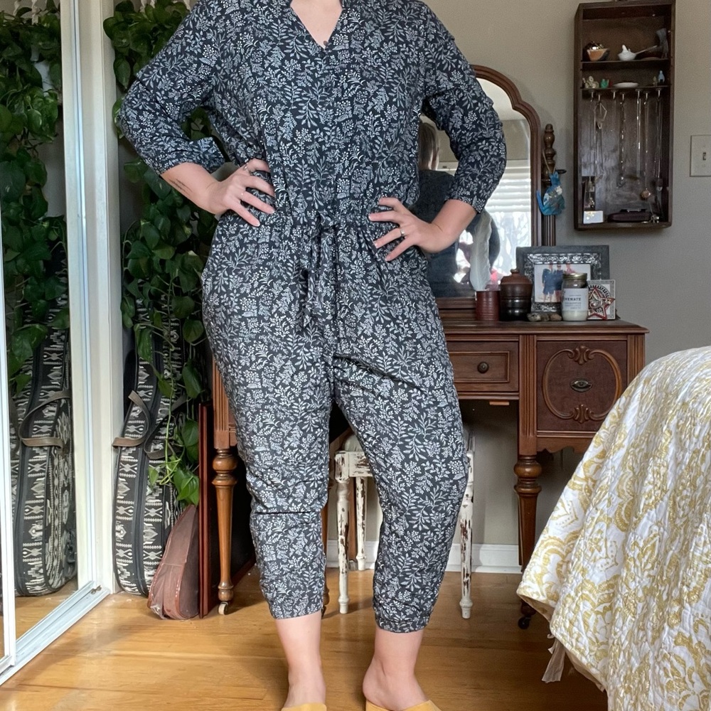 Old Navy Floral Jumpsuit